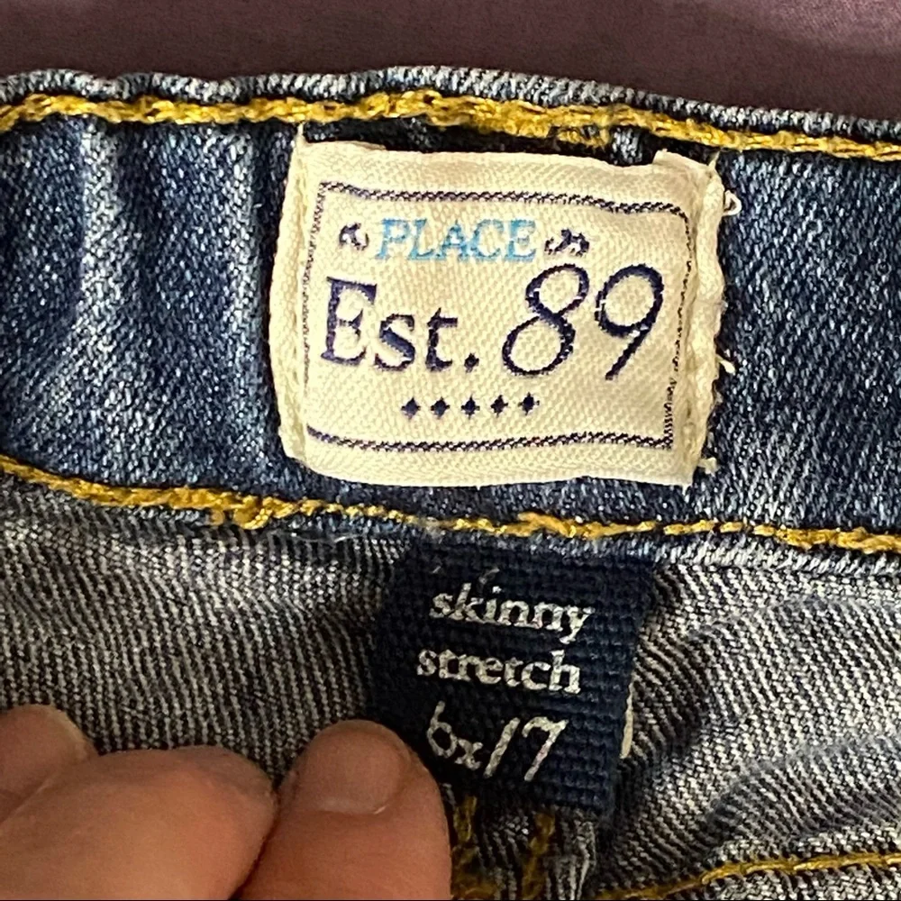 Children’s Place Girls Skinny Stretch Jeans Sz 6X